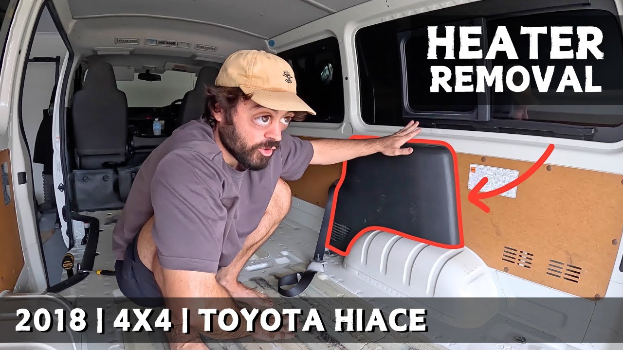 4x4 Hiace Heater Removal | Van Build | Episode 2 - YouTube