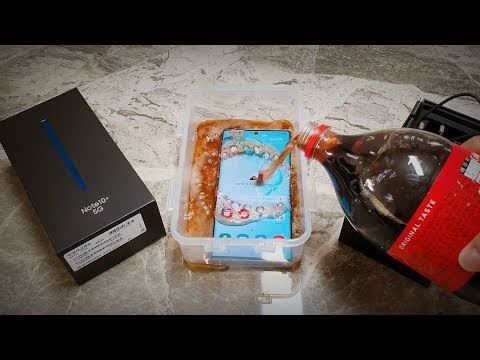 [ENG SUB] 갤럭시노트10 콜라에 넣고 12시간 얼렸더니? 과연 켜질까?! I Galaxy Note 10 Coke Deep Freeze Test