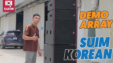 Dàn line array Suim Active chuyên sự kiện, sân khấu, hội trường