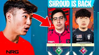 When Shroud is back! s0m meets SOLO queue Shroud in Rank ft Shanks... | VALORANT