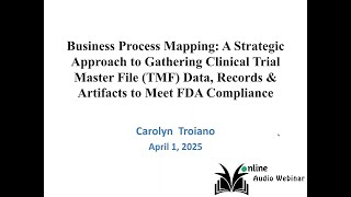 Famous Business Process Mapping - Streamlining Management of Data/Records for a Clinical Trial Profile