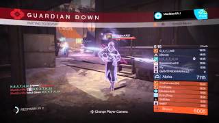 Destiny Multiplayer Gameplay 6 MAN KILL SUPER CHARGE KILL (Ps4 Gameplay)