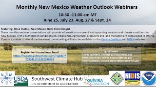 New Mexico June 2020 Weather Outlook Monthly Webinar