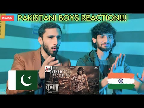 Pakistani React To, KABZAA | Official Hindi Trailer | Upendra | Sudeepa |Shivarajkumar |Shriya