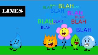 BFDI, but whoever had the fewest lines that episode is eliminated
