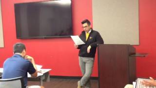Small Group Presentation Rubric and Announcements
