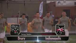 Drury Men's Soccer vs. Indianapolis Highlights [9/19/14]