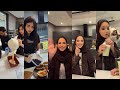 تجهيزات استقبال صديقتي في البيت سويت الكيك والضيافه واخيرا استقبلت صديقتي خوخه فاعلياتنا في السهره 👩