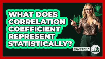 What Does Correlation Coefficient Represent Statistically?