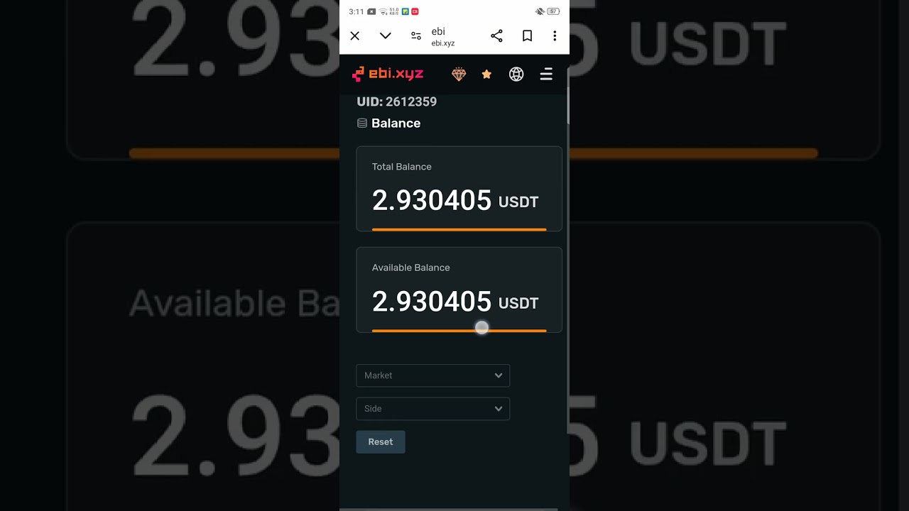 EBI EXCHANGE WITHDRAWAL PROOF ✨