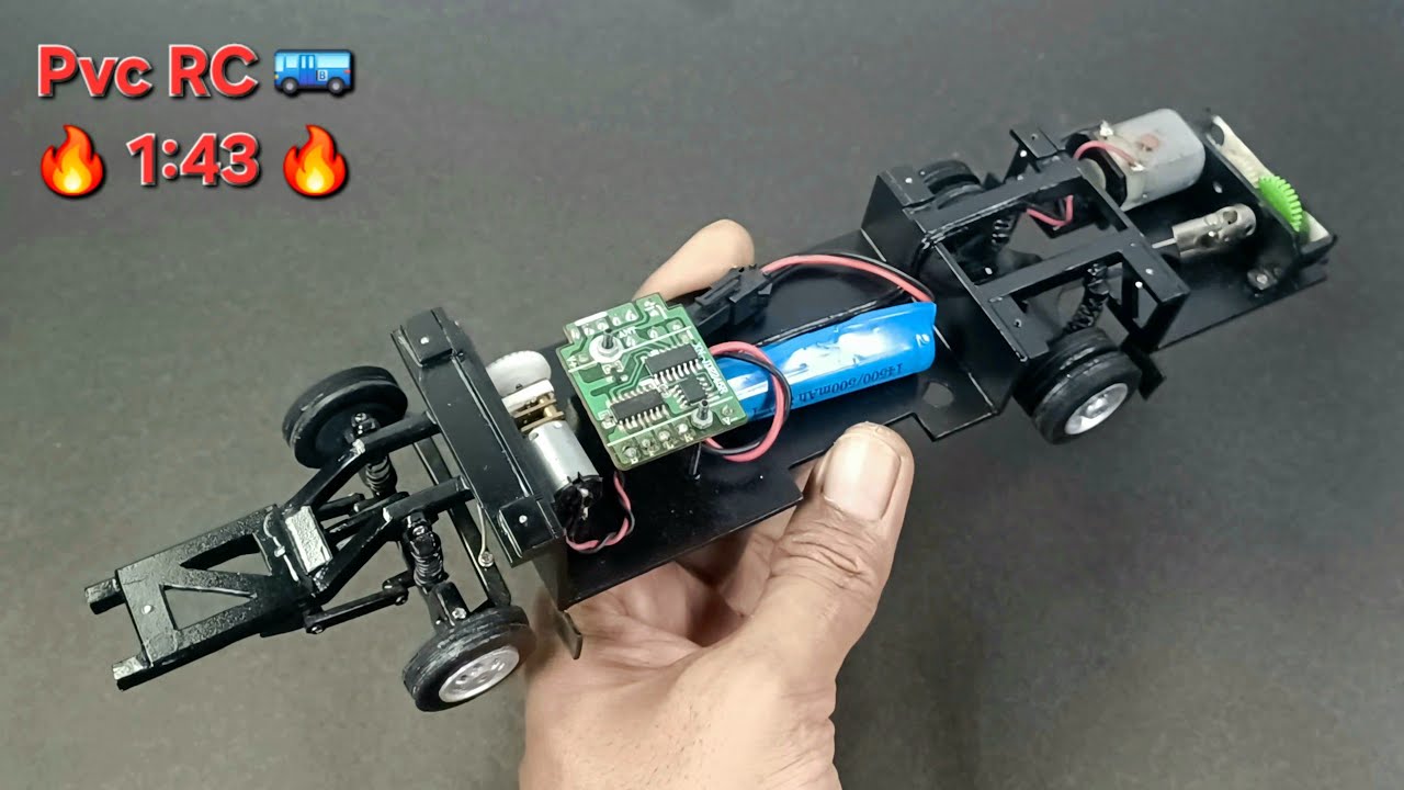 Making a JB5 Sleeper Combi RC Bus Chassis from PVC (No Filler - Step by Step) | DIY Miniature