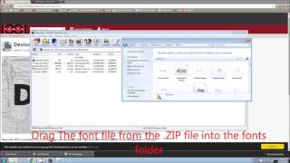 How to download 3rd party fonts | First Video