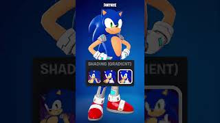 Sonic's Fortnite Skin WITHOUT Cel-Shading?