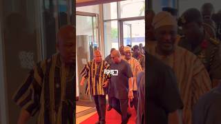 Prez. Mahama Mahama arrived for the launch of Ghana’s first e-Visa service🇬🇭❤️✈️🛫