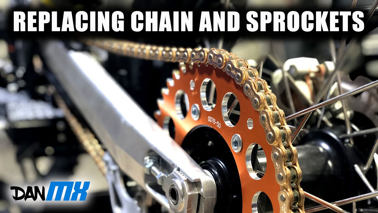 DIRT BIKE CHAIN AND SPROCKET REPLACEMENT Tips and tricks! YouTube