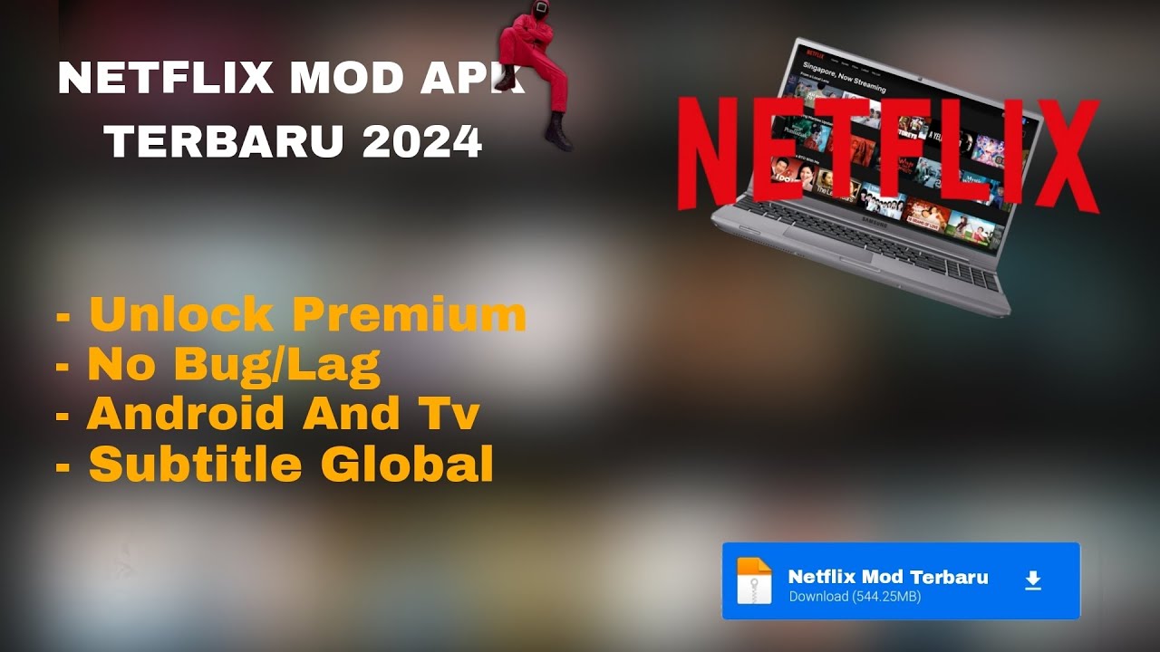 NETFLIX MOD APK TERBARU 2024 DIJAMIN 100 WORK TANPA LOGIN