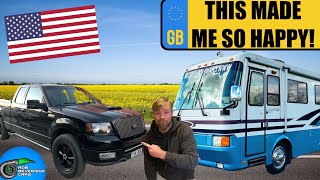 I BOUGHT MY DADS OLD F150 BACK!!! AND WE TOOK OUR AMERICAN RV FOR INSPECTION . . .