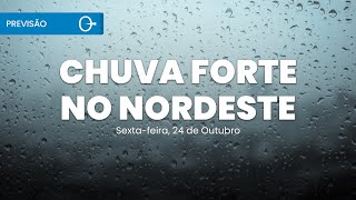 Chuva Forte na Bahia, Ventos de 50km/h e Ar Seco no Sul | Previsão 24/10/2025