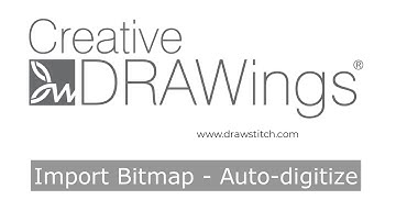 Import bitmap - Autodigitize (Trace)