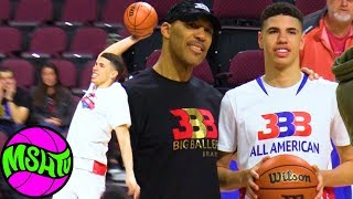 Lamelo Ball Vs D1 College Recruits - Big Baller Brand All American Game