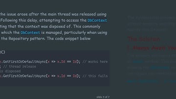 How to Retrieve DbContext After Main Thread Disposal in ASP.NET Core