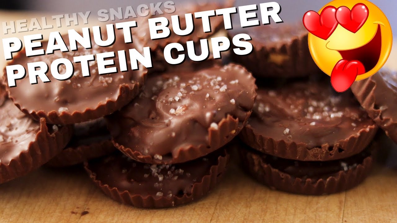 Peanut Butter Protein Cups Recipe! Healthy Snacks! YouTube