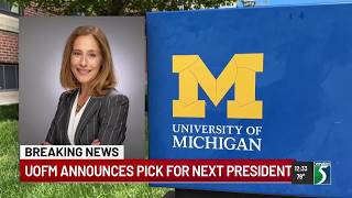 WNEM Afternoon Extra: U of M announces pick for next president