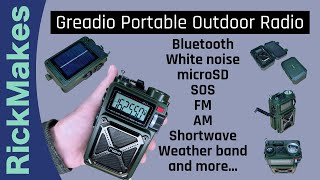 Greadio Portable Outdoor Radio
