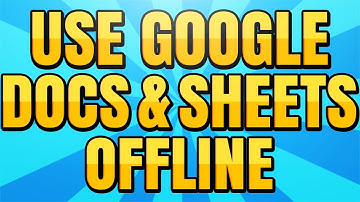 How To Use Google Docs Sheets and Slides Offline