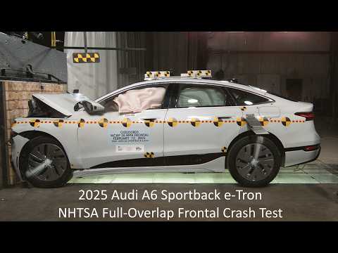 2025-2026 Audi A6 Sportback e-Tron NHTSA Full-Overlap Frontal