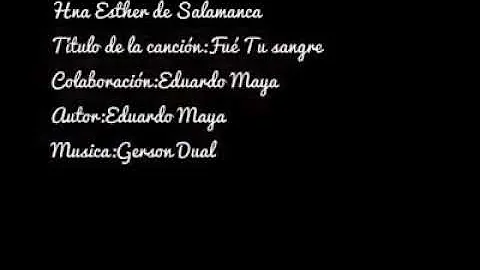 Hermana Esther de Salamanca