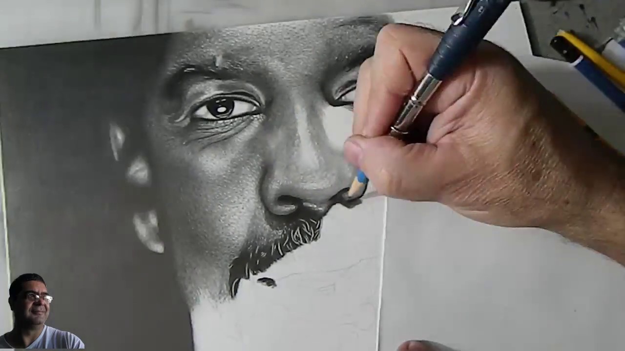 Desenhando, Drawing, Dibujando, Denzel Washington - YouTube