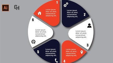 How to Create a circle Infographics design Using Adobe Illustrator
