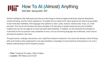 《如何用AI（几乎）做任何事》：MIT公开课的讲义入门