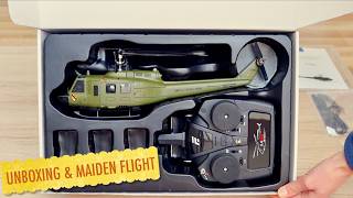 Micro Scale UH-1D Huey 🫡 Unboxing & Maiden Flight