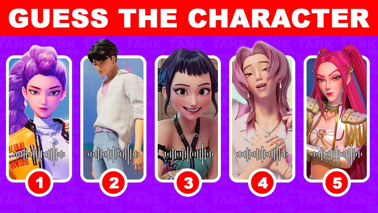 K-POP Demon Hunters Voice Quiz | Guess the Characters!