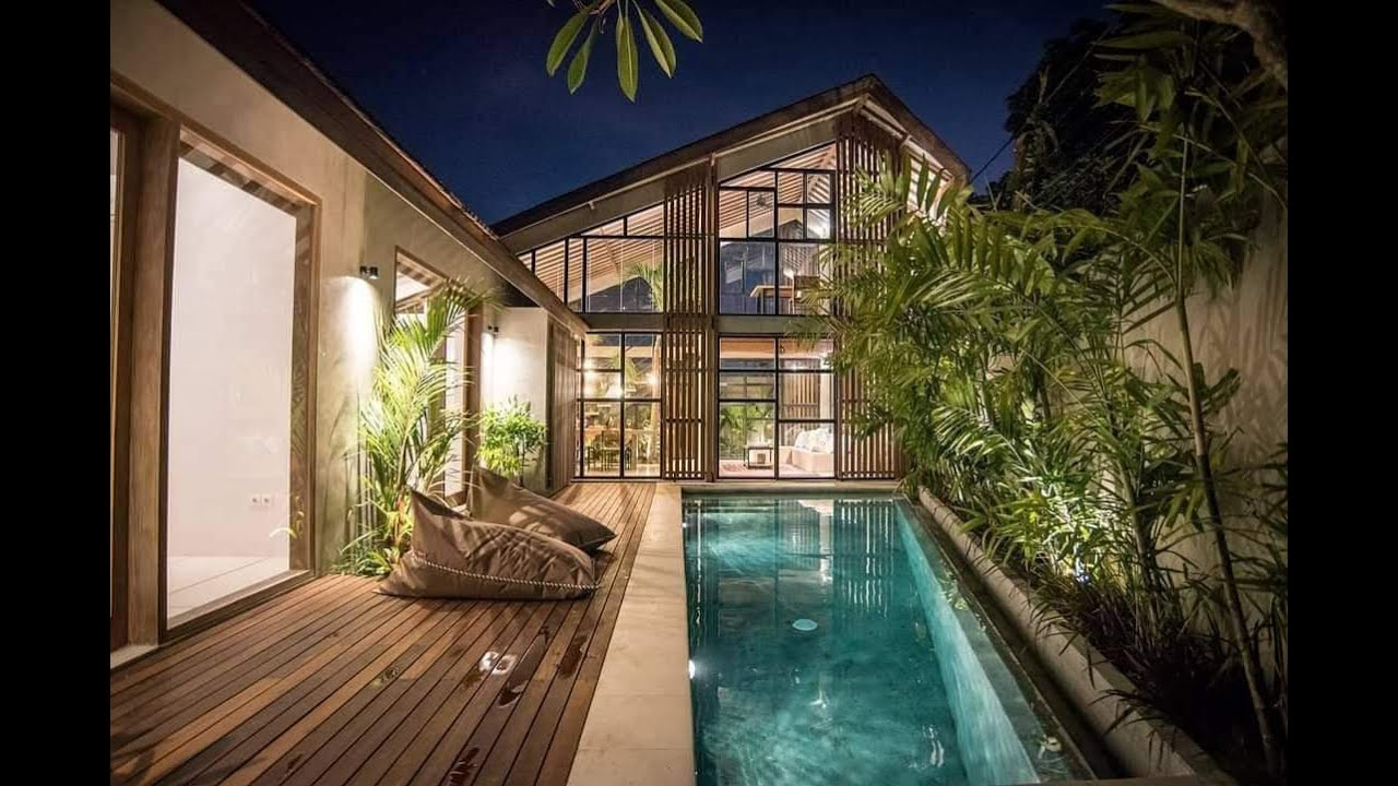 2 Bedroom Designer Villa with Mezzanine, Canggu-Berawa, Bali - YouTube