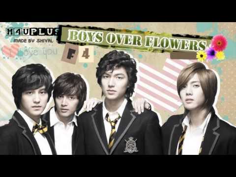 Boy over flowers