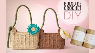 Bolso de ganchillo (crochet) fácil, bolso de verano | Tutorial paso a paso. DIY handmade