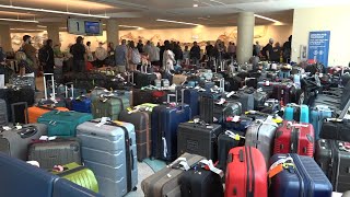 Information Dozens of pieces of luggage left at Delta baggage claim at Jacksonville airport News