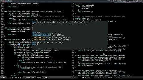 Lox programming language with lists and lambdas