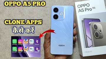 How to Clone App in Oppo A5 Pro 5g | Oppo A5 Pro 5g में Dual Apps कैसे करें |