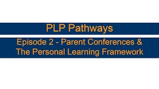 PLP Pathways #2 - Personal Learning Framework - October 9, 2016