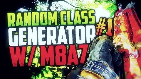 Black Ops 3 - "G.I. UNIT WRECKS!" M8A7 RANDOM CLASS! "RANDOM CLASS GENERATOR!" POTENTIAL SERIES?!