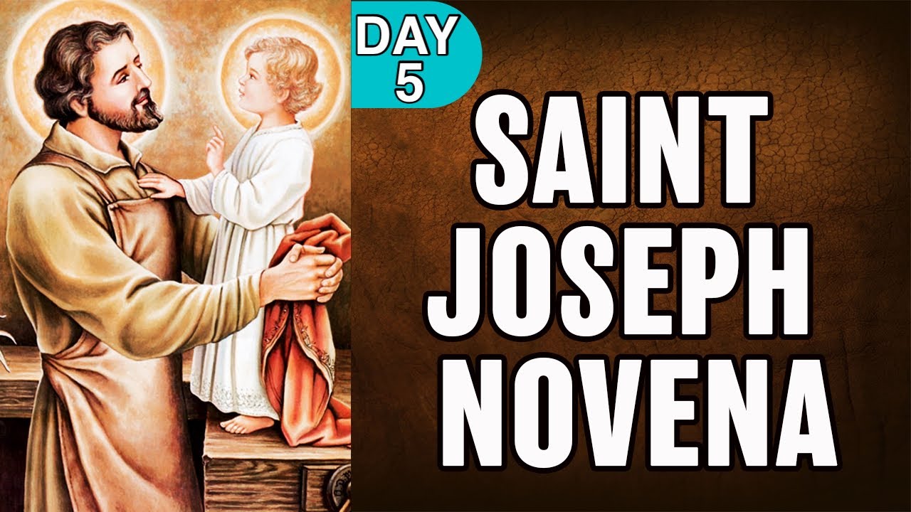 Novena to St. Joseph Day 5 St. Joseph Novena Never Fails YouTube