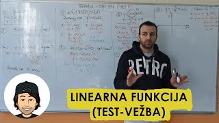 LINEARNA FUNKCIJA (TEST-VEŽBA)