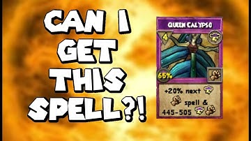 Wizard101 Livestream: Crafting An ENTIRE Queen Calypso Spell In ONE Stream?!
