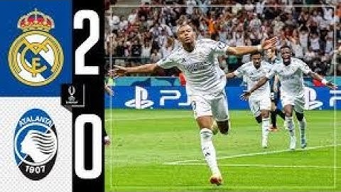 Extended Highlights of Real Madrid vs. Atalanta (2-0) | UEFA Super Cup 2024