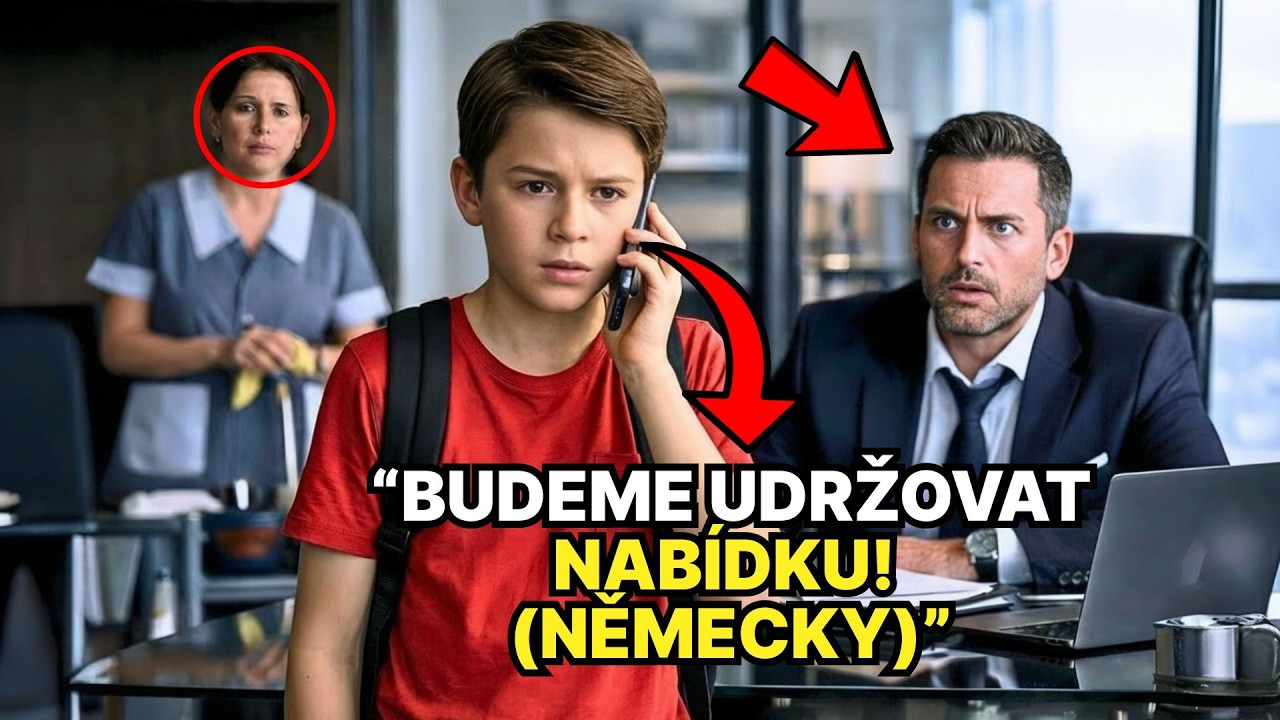 SYN UKLÍZEČKY ODPOVÍ NA HOVOR A ZACHRÁNÍ NEJVĚTŠÍ SMLOUVU MILIONÁŘSKÉHO GENERÁLNÍHO ŘEDITELE!