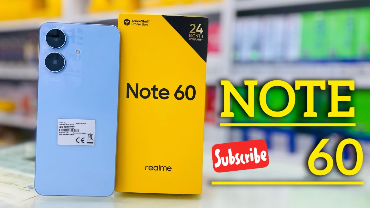 Unleash the Power of Realme Note 60! 📱 Unboxing &Review 32MP Camera PKR ...